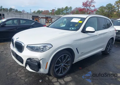 2018 BMW X3 xDrive30I из США, поврежденный, VIN 5UXTR9C55JLD58713